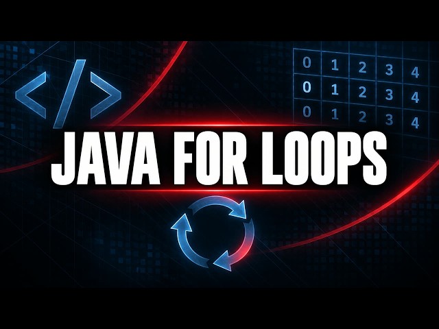 Java For Loop Tutorial: Counters, Nested Loops and Arrays (2015)