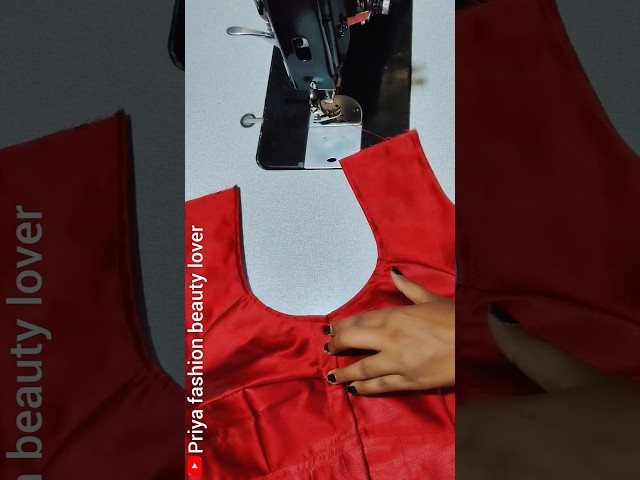 front neck finishing 👌💯 #doublekatoriblouse