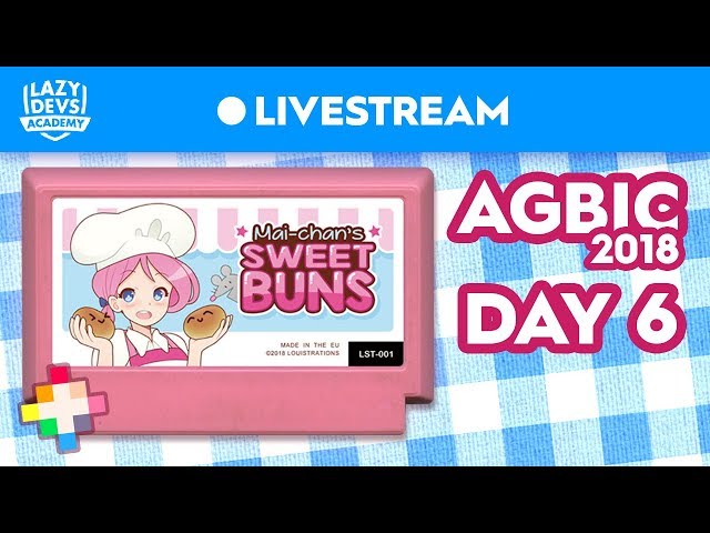 Mai-Chan's Sweet Buns - Day 6 - AGBIC Jam 2018 Livestream (Pico-8)