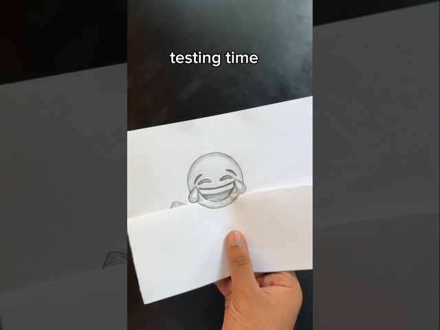 Draw Laughing 😂 emoji in Real Life