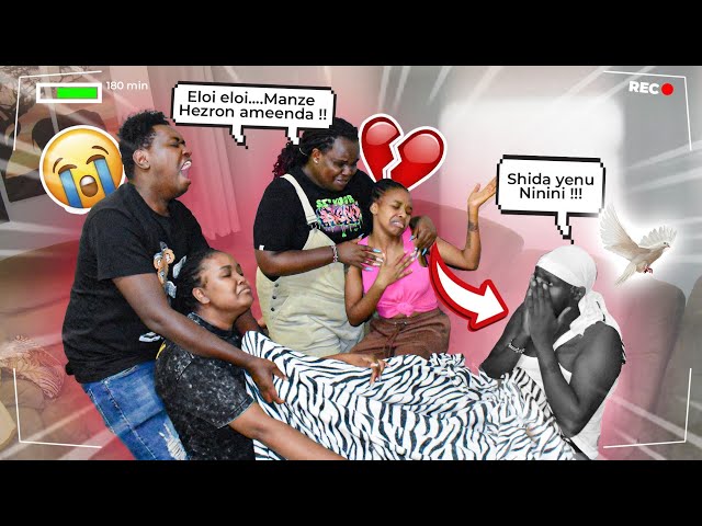Pretending HEZRON RUIH  PASSED AWAY While He’s Sleeping!! *HE'S SHOCKED*