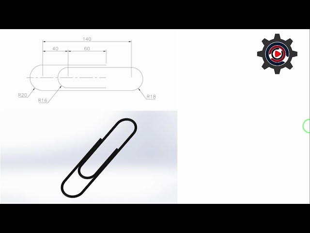 (Paper clip) SolidWorks tutorial_exercise 11