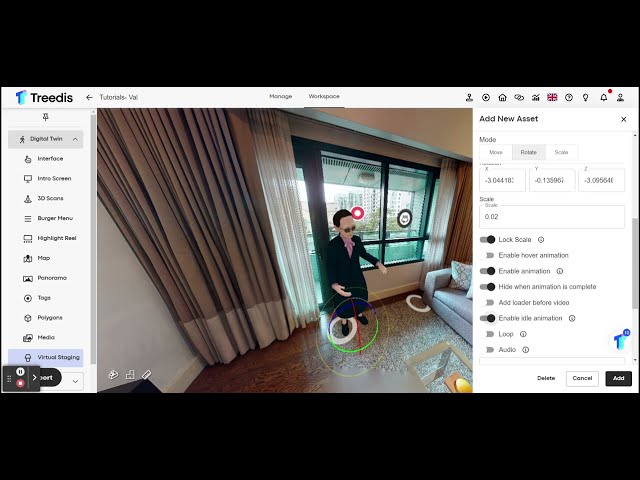 Virtual Staging tutorial