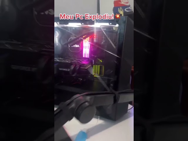 🔥 My PC Exploded After I Installed a New GPU 😱💻🔥 #pcbuild #tech #shorts