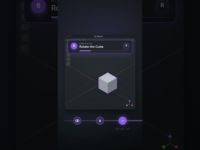 Learn Blender inside Blender: meet Blender Coach