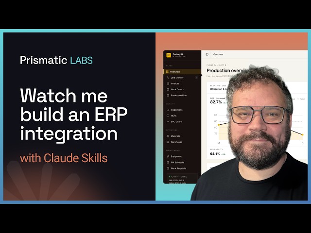 Watch me build an ERP integration with Claude Skills