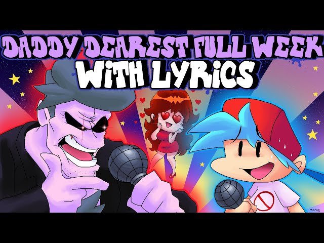 Daddy Dearest FULL WEEK WITH LYRICS By RecD - Friday Night Funkin' THE MUSICAL (Lyrical Cover)