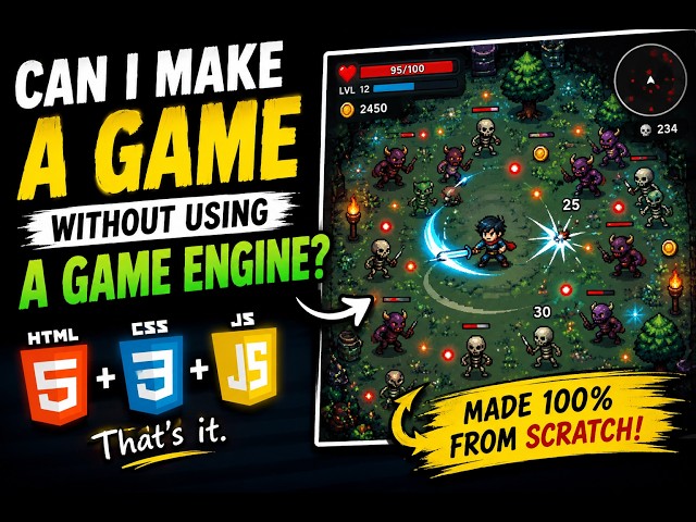 Can I Make a Game Without Using a Game Engine? 😳