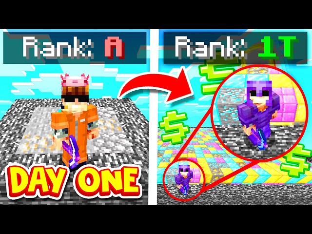 My MOST INSANE START EVER in *NEW* MINECRAFT: PRISONS?! | Minecraft OP PRISON #1