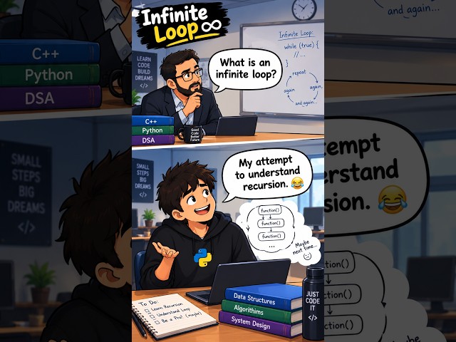 Infinite Loop coding humor #shorts