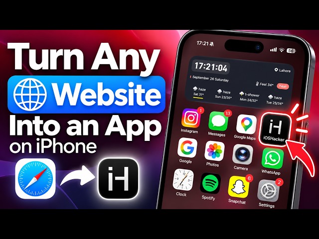 Turn Any Website Into an App on iPhone!