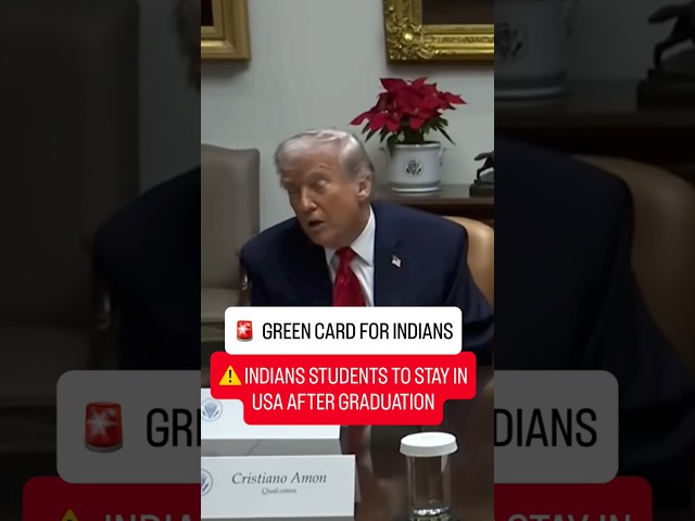 🚨 GREEN CARD FOR ALL INDIAN STUDENTS IN USA 🇺🇸