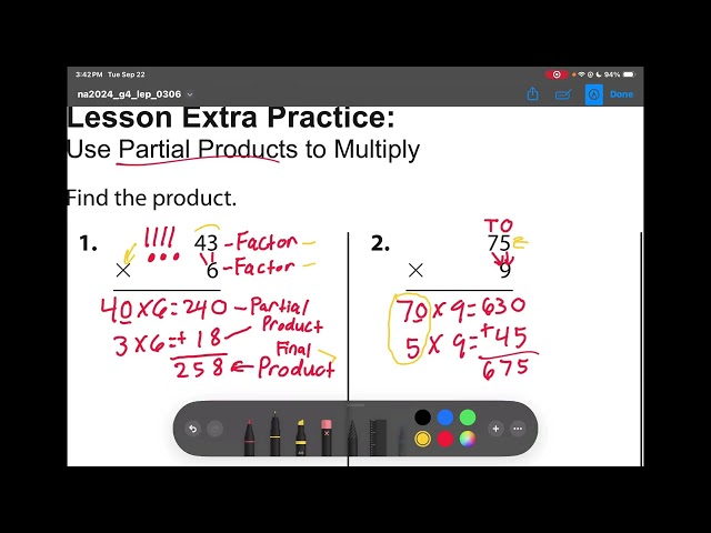 Chapter 3 Lesson 6 hw