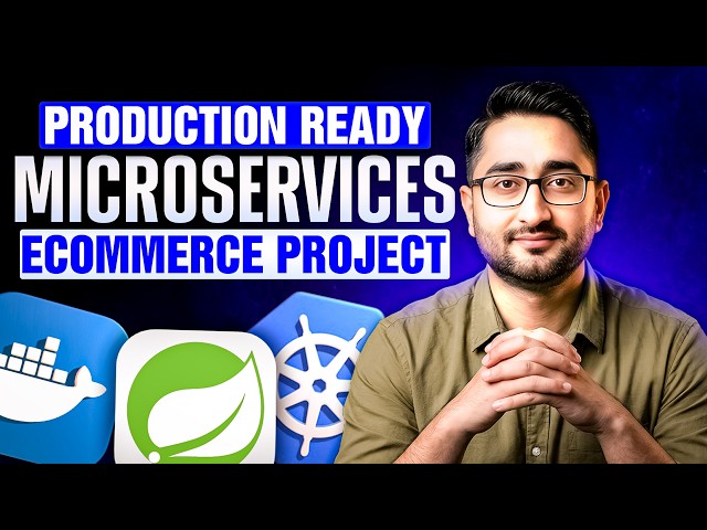 Java Spring Boot Microservices eCommerce Project | Docker, PostgreSQL, DevOps Full Course