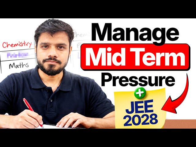 How to Manage JEE Preparation with School? 🤯| Mission JEET