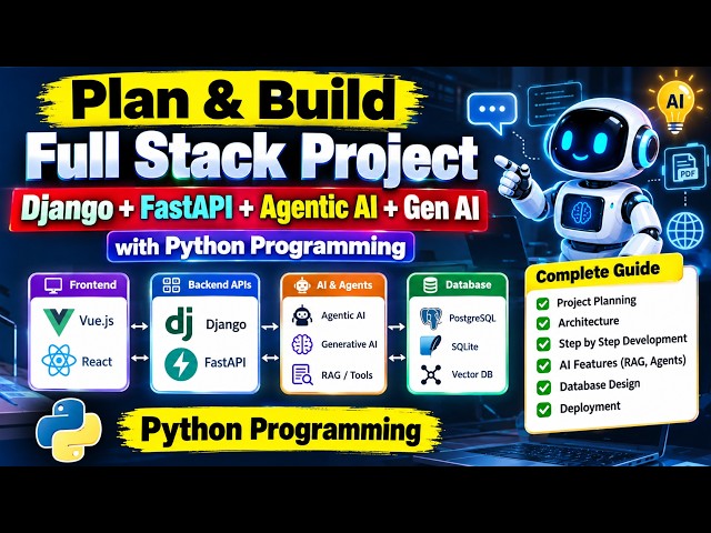 🚀 Plan & Build a Full-Stack AI Project with Python!