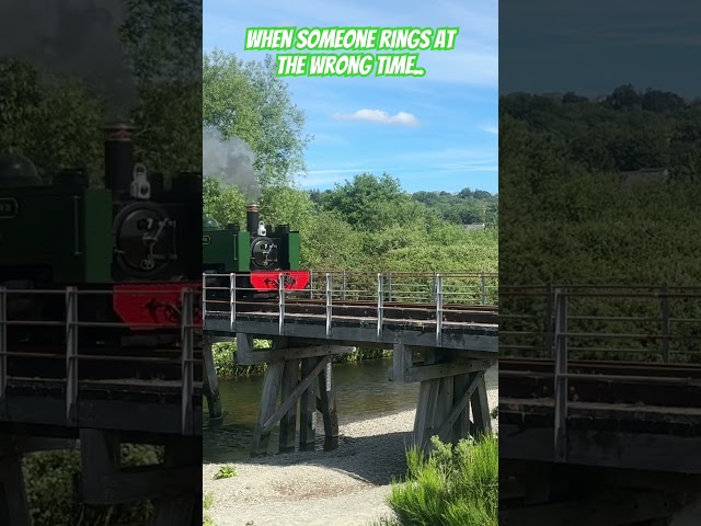 The phone was balanced ready for the perfect shot.then the phone rang 😅 #fail #narrowgauge #ruined