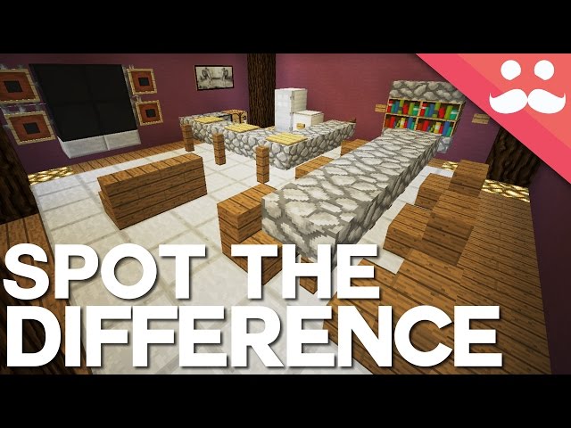 Minecraft: Interactive Spot The Difference Game [4K 360' Video]
