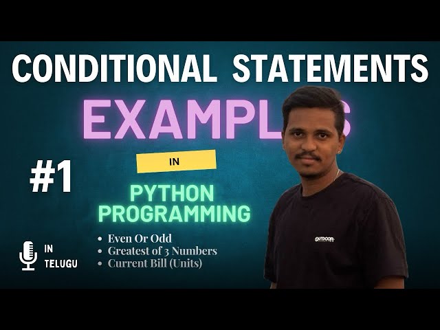 If & If Else Conditional Statements Examples In Python ( PART-I )❤️‍🔥✅