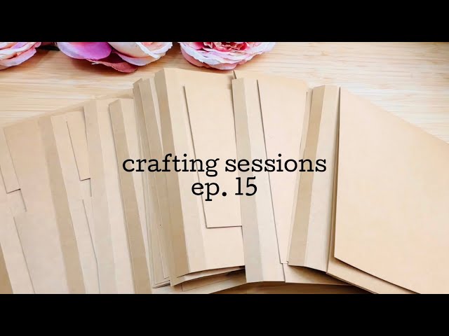Making mini album pages and catching up ~ Crafting Sessions ep.15