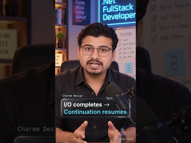 How Does asyncawait Work Internally in  NET? #dotnet #fullstackdeveloper #csharp #dotnetinterview