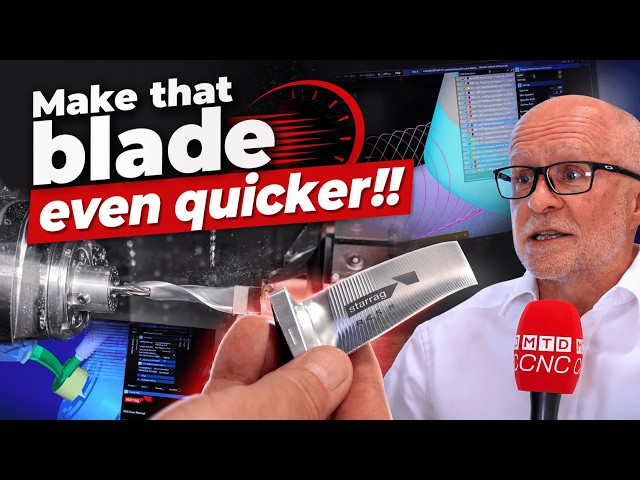 Turbine blades are getting thinner and more complex. Starrag's software is keeping up!