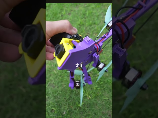 How does a 3D printed drone work?