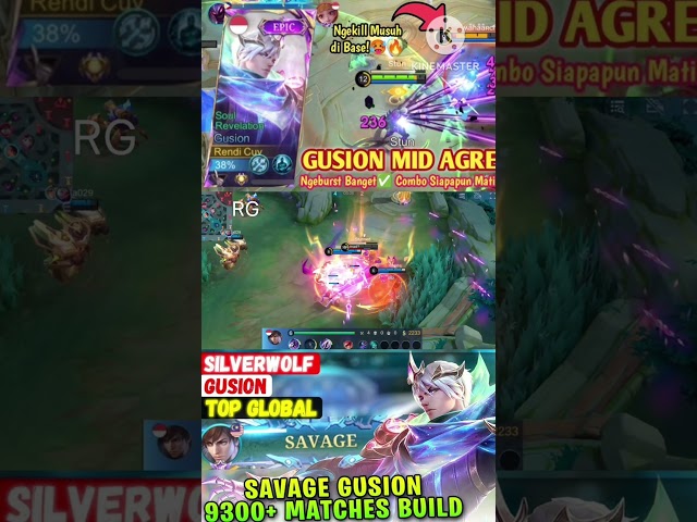 This Gusion build is broken #mobilelegends #trending #meta