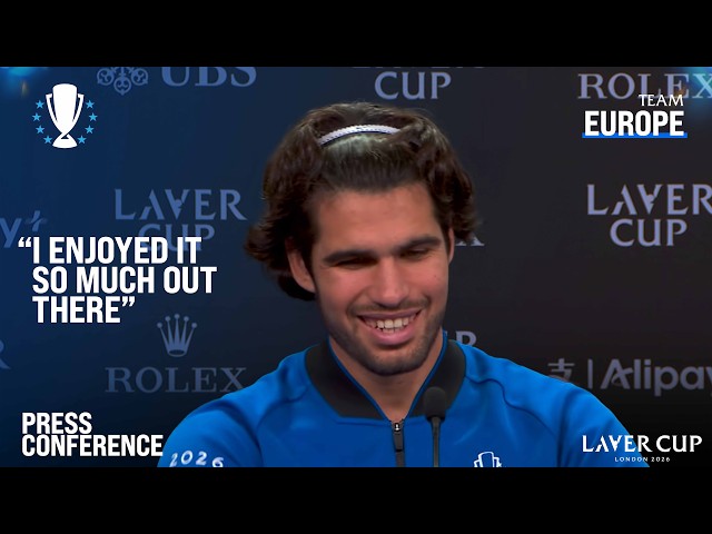 Carlos Alcaraz/Jakub Mensik Press Conference | Laver Cup 2026 Match 4