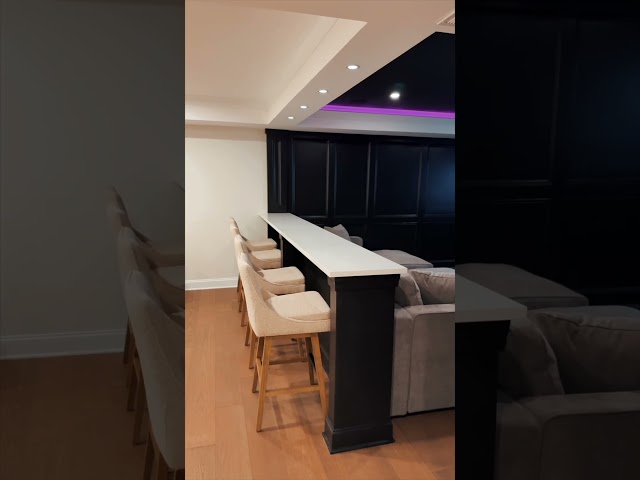 Open concept living at its best! 😍 #interiordesign #remodelingexperts #basementrenovation