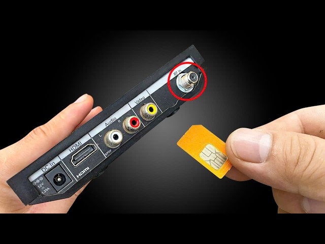 Don’t Throw Away Your Old DIGITAL TV BOX! Just Insert a Sim Card!