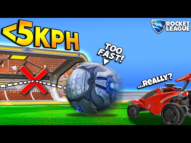I made the goal IMPOSSOBLE to score unless it's slower than the last goal