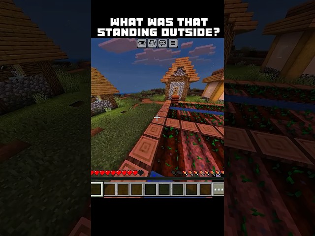 Something Was Standing There 💀 #minecraft #minecraftshorts