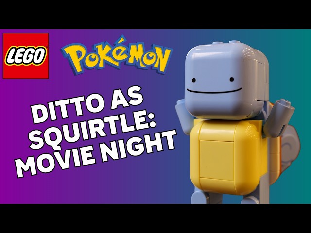 LEGO Pokemon 40887 Ditto as Squirtle: Movie Night REVIEW