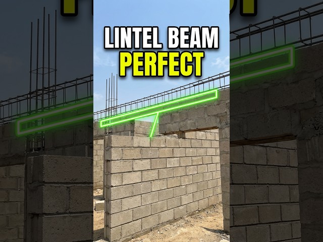 How to Level Lintel Beams on a Modern Bungalow