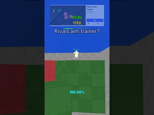 New Roblox Rivals AIM TRAINER..?? #roblox #rivals #robloxrivals