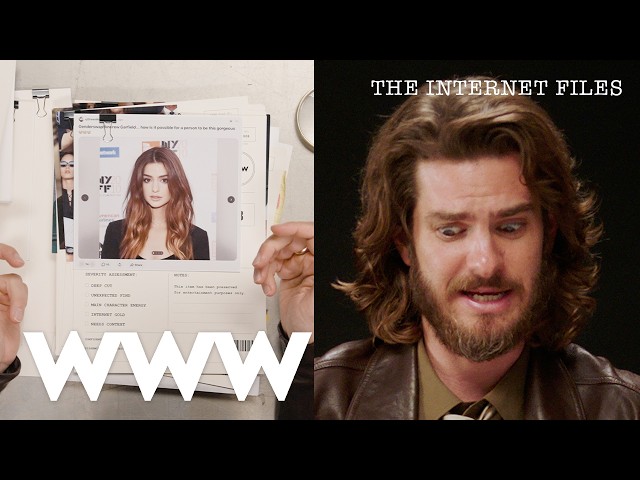 Andrew Garfield Examines His Digital Footprint | The Internet Files | Who What Wear
