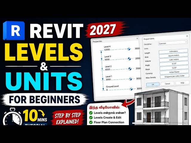 Revit Architecture for Beginners in Tamil - Civil Tamil