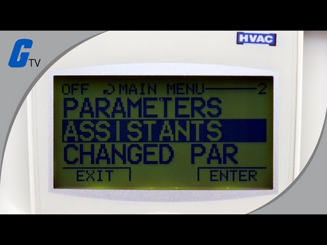 Basic Startup using the Startup Assistant on ABB's ACH550 HVAC Drive