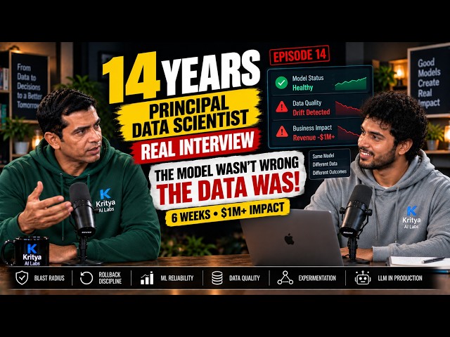 14-Year Data Scientist Interview: What Happens When Your Model Goes Wrong?