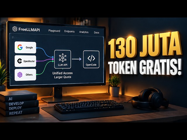 Live Demo: FreeLLMAPI + OpenCode Connected! 130 Million Monthly Tokens from 3 Providers!