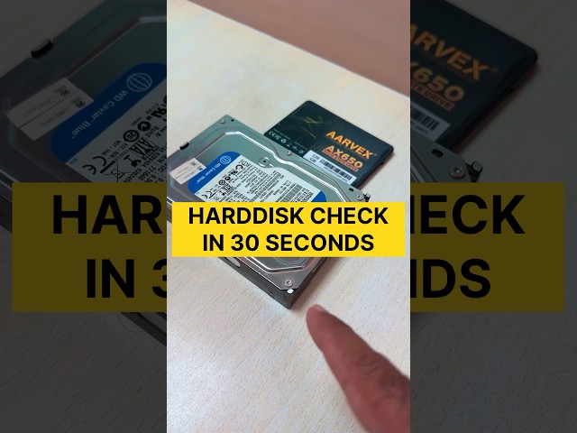 How to Check Hard Drive Health on Windows 11! #window11 #pctips