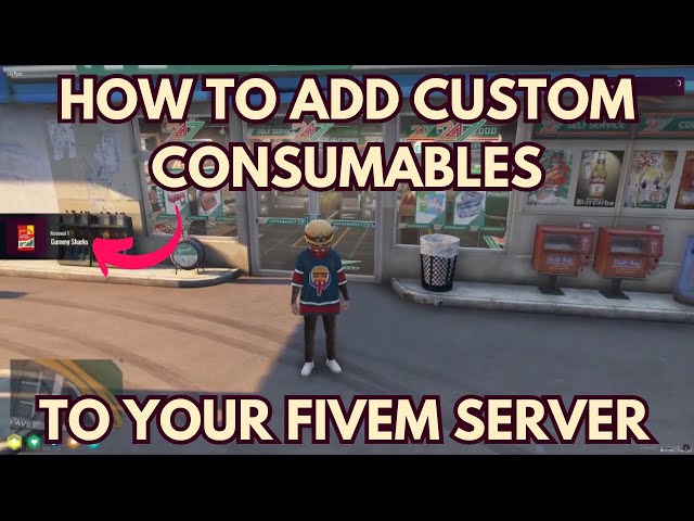 How To Add CUSTOM Consumables Items into Your FiveM Server | Custom Food / Drink Items Tutorial 2024