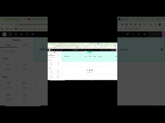 how can you hide header and footer in Elementor