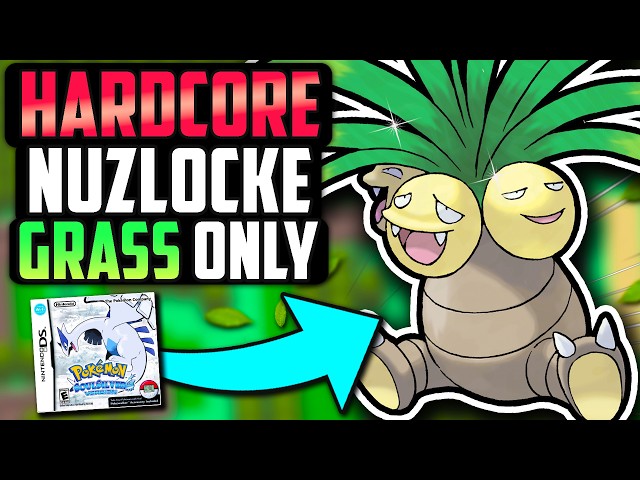 Can I Beat Pokémon SoulSilver with ONLY Grass Types!? (Hardcore Nuzlocke)