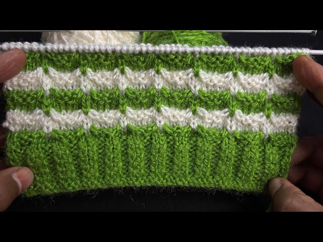 Beautiful Easy Knitting Pattern 💚 | Stunning Textured Stitch