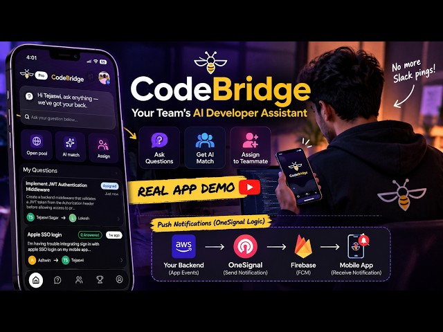 Stuck on a Bug? Ask CodeBridge — AI Finds Your Codebase Expert | Shipathon | OneSignal | RevenueCat