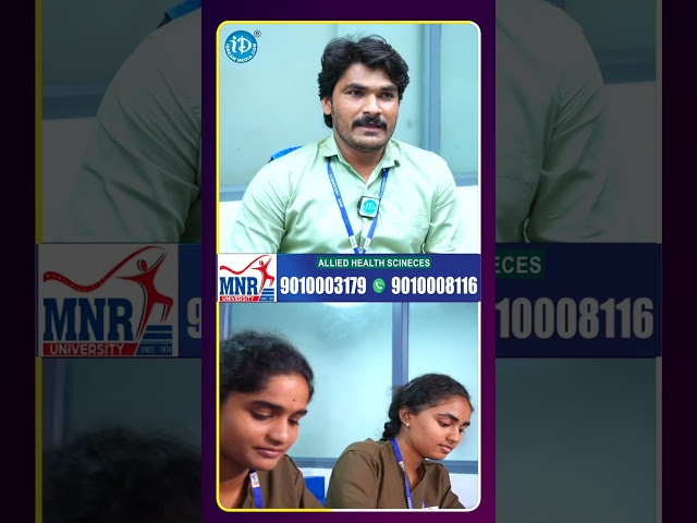 Best Career Options in Medical & Allied Sciences | Govt Job Opportunities | MNR University | iDream
