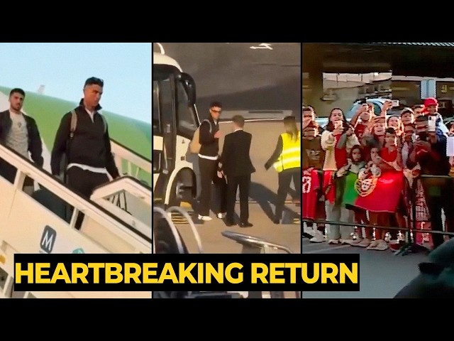 Fans Go Crazy as Cristiano Ronaldo Returns to Lisbon After World Cup Exit