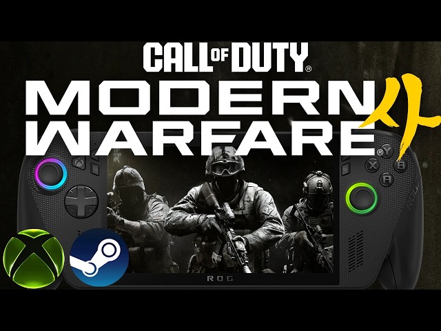CALL OF DUTY MODERN WARFARE 4 ROG XBOX ALLY X Performance First Look: Is it Playable?